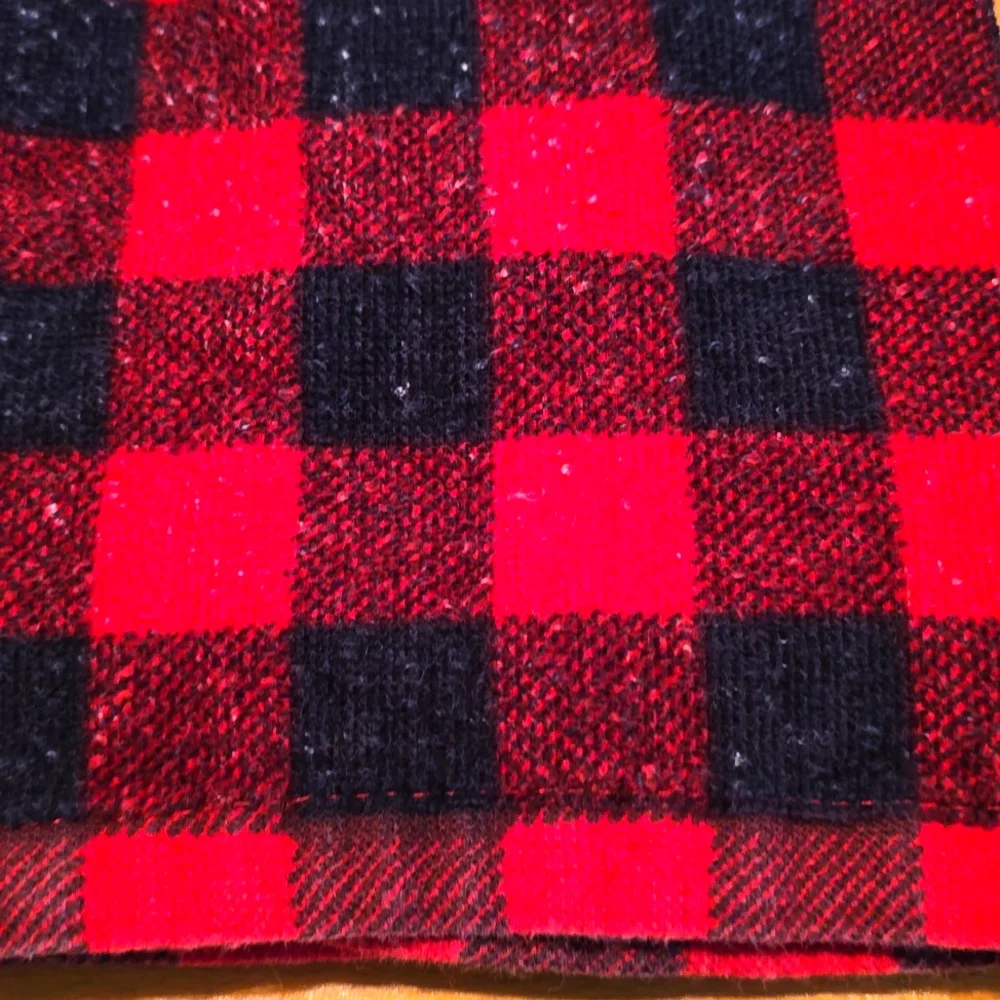 Red and Black Buffalo Plaid Towel
